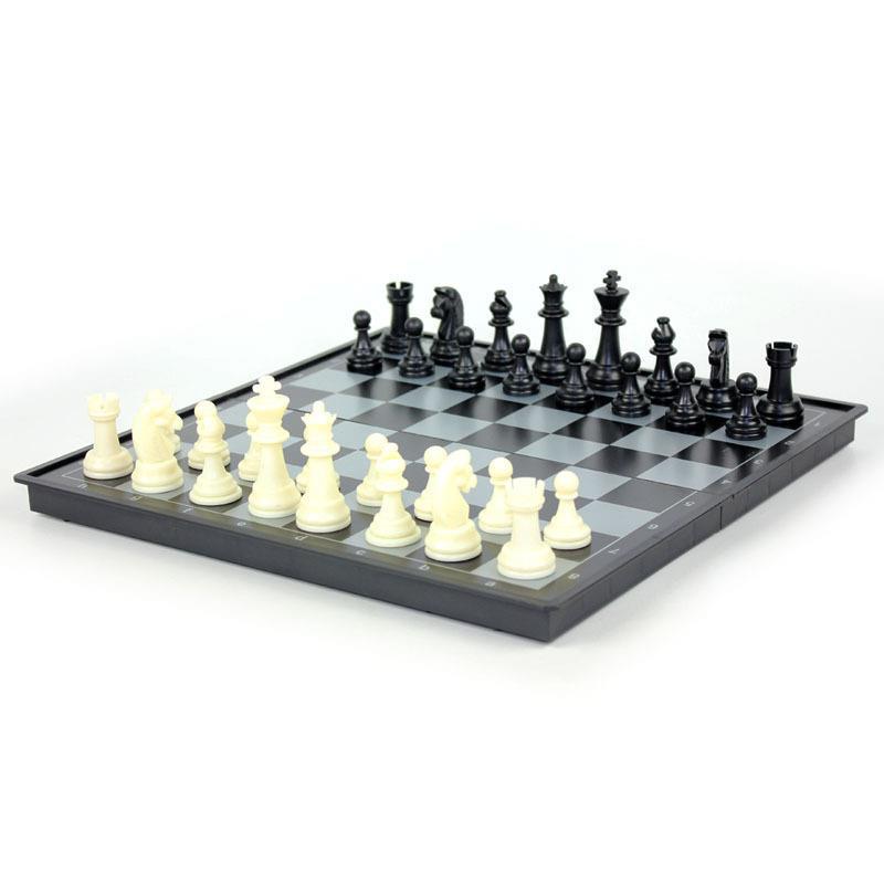 成人儿童训练小中大号折叠磁性国际象棋磁力强培训班用棋批发