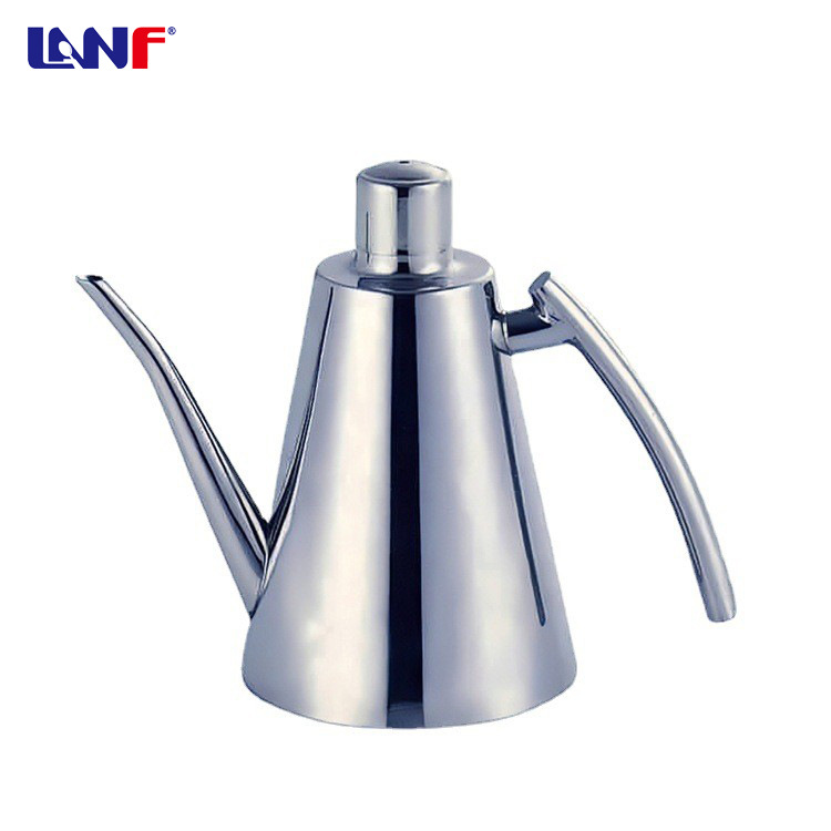 不锈钢小油壶厨房锥形酱醋装油瓶油罐家用餐厅调味瓶酱油醋调料壶