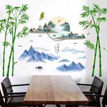 中国风温馨墙壁装饰贴纸客厅沙发电视背景墙墙面装饰贴画自粘墙猫