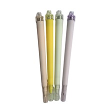 创意带灯圆珠笔带灯中性笔插盖水笔可印刷LOGO学生笔可更换卡通头