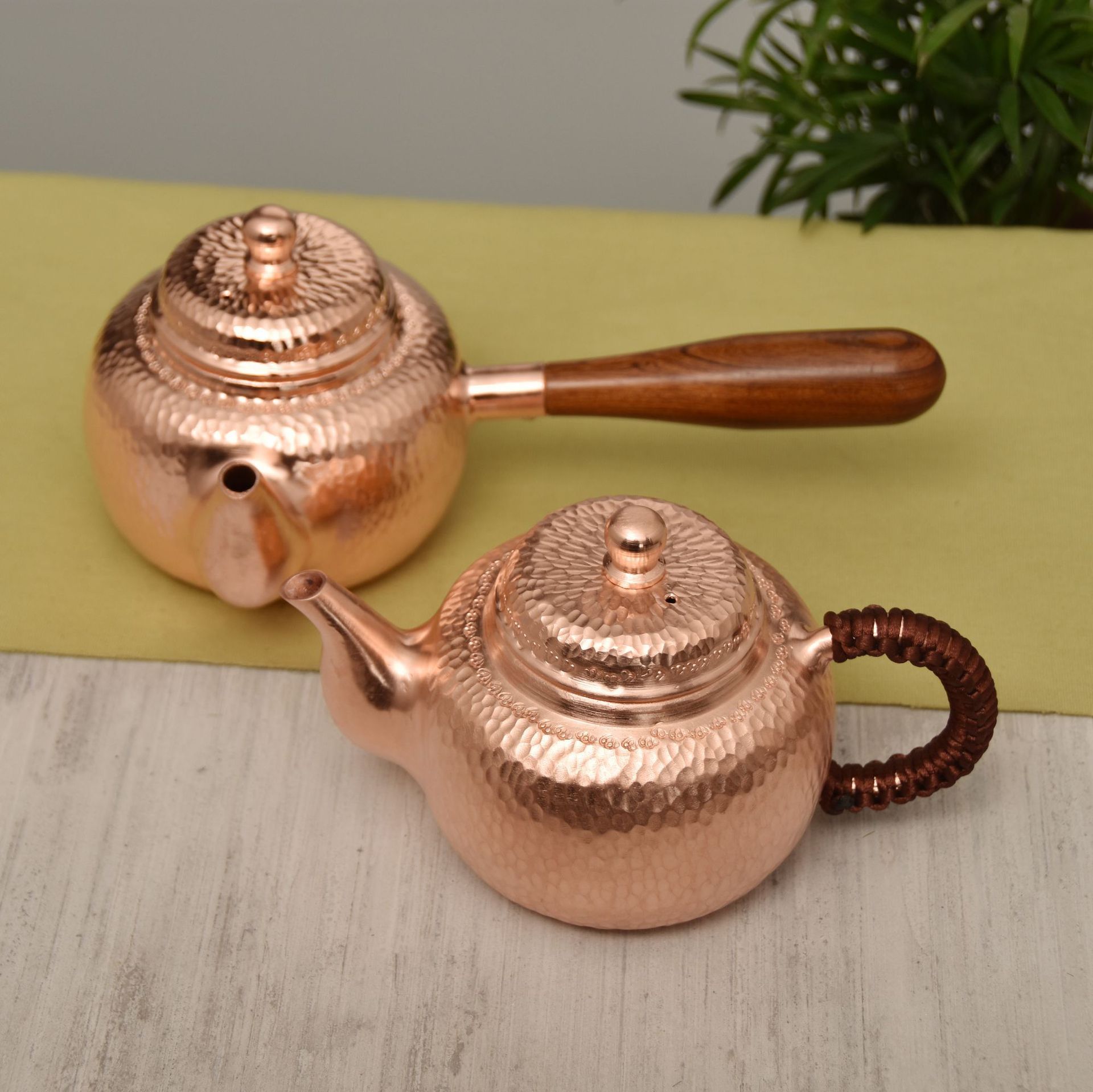 中式纯铜手工铜壶泡茶小铜壶铜壶纯紫铜 手工烧水铜壶 加厚补铜壶