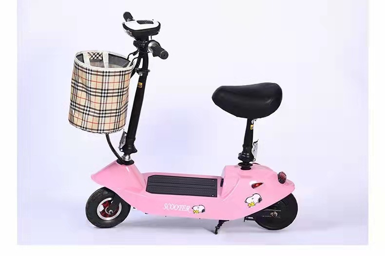 易兴达小海豚24v小型两轮电动自行车折叠轻便电动车电瓶车厂家