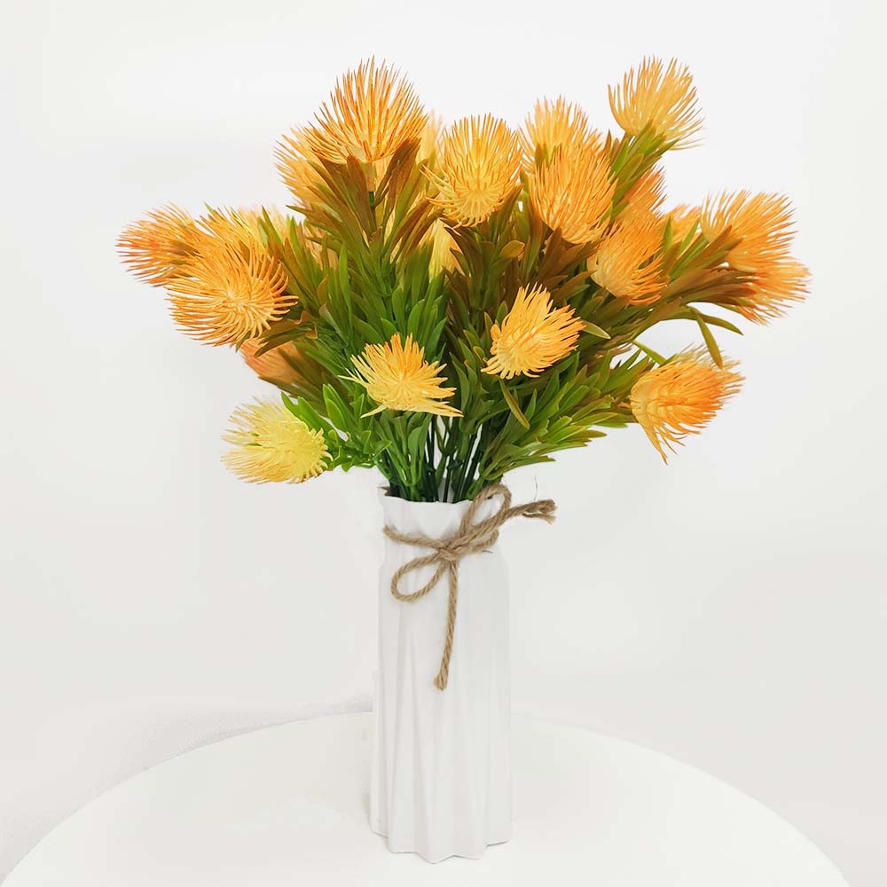 6叉仿真针垫花 仿真花球蒲公英人造花家居装饰盆景插花假花批发