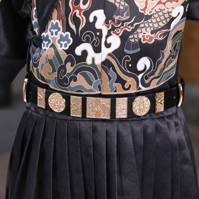 男童汉服儿童古装武侠中国风锦衣卫飞鱼服麒麟明制交领春秋服装