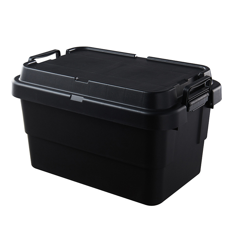 Outdoor Camping Storage Box Plastic Storage Box with Lid Car Car Backup Storage Box Thickened Wholesale