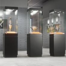 可手办玉器文物艺术展柜博物馆展台精品古董玻璃展示柜手办柜