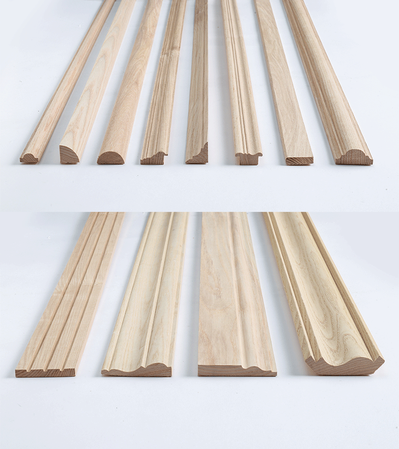 厂家直销电视背景墙中式装修线条欧式木质线吊顶雕花实木线条