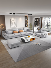 北欧布沙发客厅现代科技大小2023年新款家具户型简约布艺沙发组合
