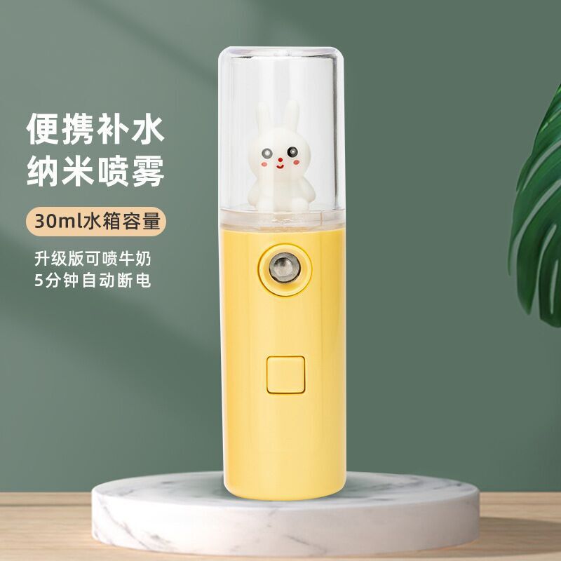 Water Replenishing Instrument in Stock Rechargeable Creative Cartoon Doll Cute Pet Sprayer Portable Handheld Humidifier