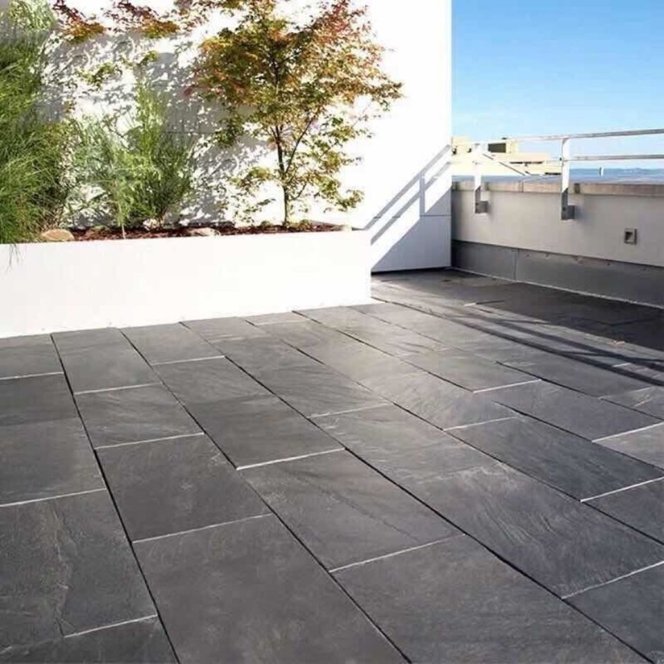 青石板岩庭院花园户外仿古室外防滑阳台院子露台板材地砖文化石材