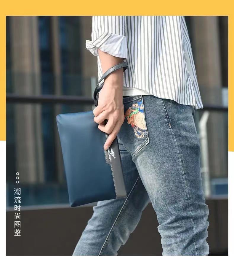 Men's Clutch Bag 2022 New Clutch Fashion Envelope Bag Clutch Bag Large Capacity Wallet Bag Male One Piece Dropshipping