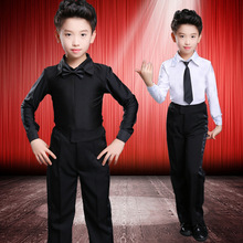 少儿男童拉丁舞蹈演出服儿童标准考级服专业比赛服男孩拉丁表演服