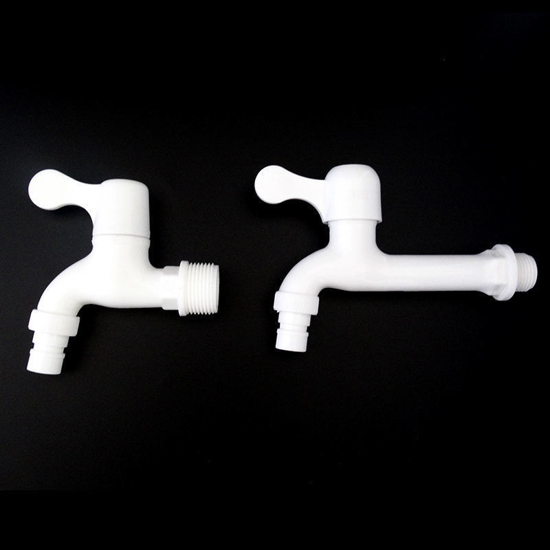 4分pvc全自动洗衣机塑料水龙头通用塑料工业专用陶瓷芯开关加长款