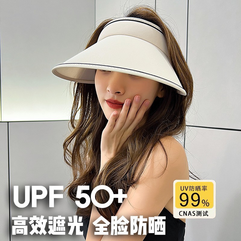 Japanese Uv Summer Cycling Big Brim Air Top Sun Protection Hat Sun Hat Women's Uv Protection Sun Hat Cover Face