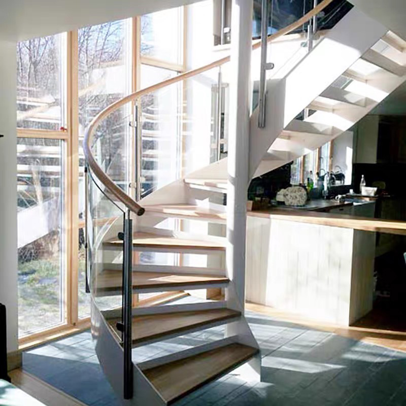 0成交2件相似螺旋旋转楼梯厂家定制室内酒店商场旋转钢结构楼梯楼梯