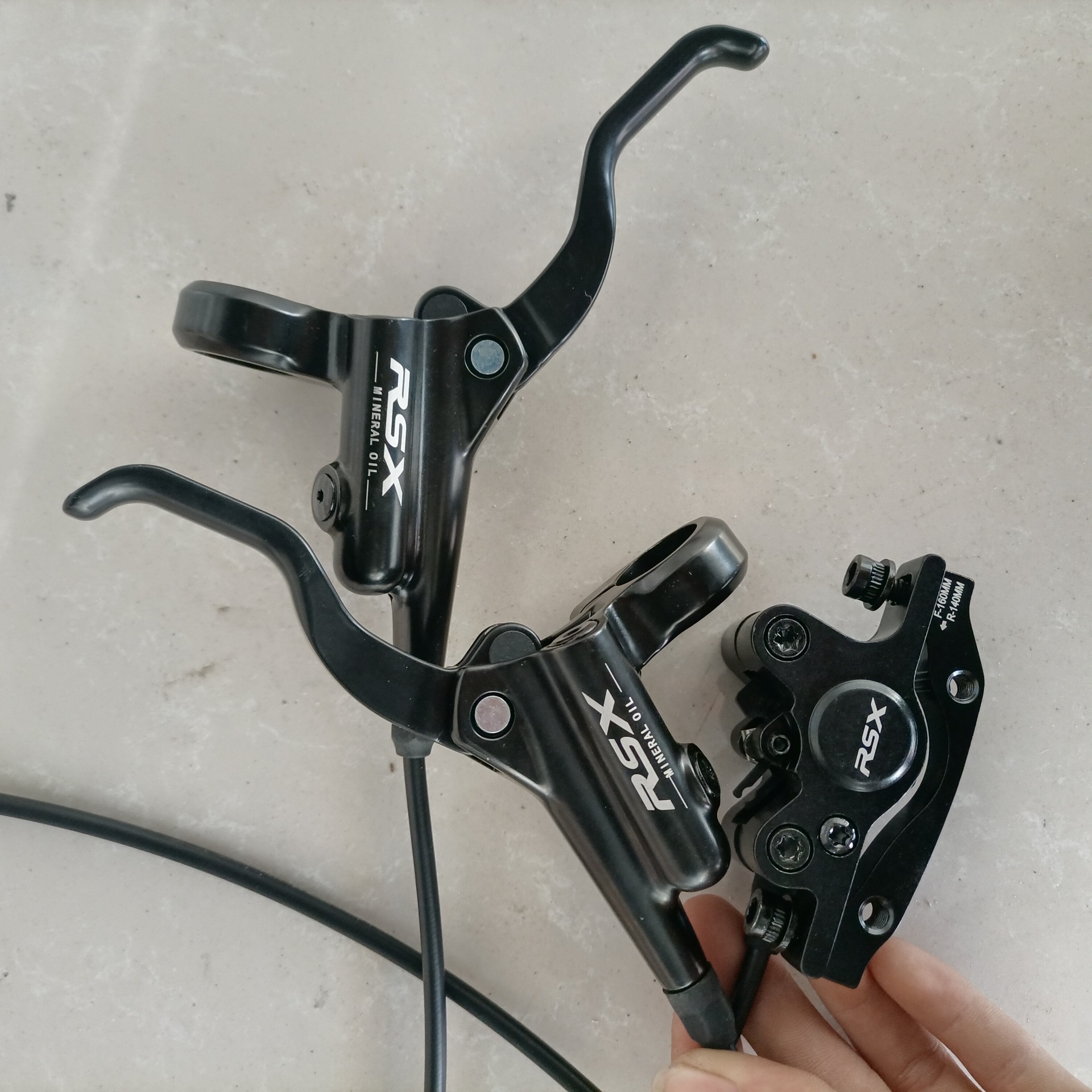 山地车油碟自行车油压碟刹器套件油刹碟片液压刹车夹器通用rsx