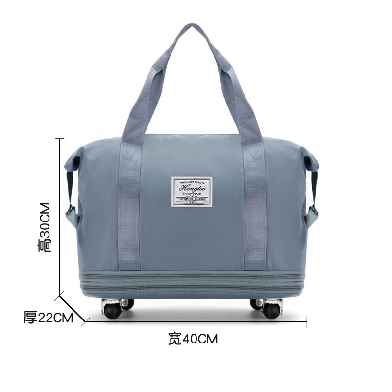 Wholesale Large Capacity Travel Bag Scalable Travel Storage Bag School Luggage Bag Business Travel Carry-on Lightweight Silent Wheel