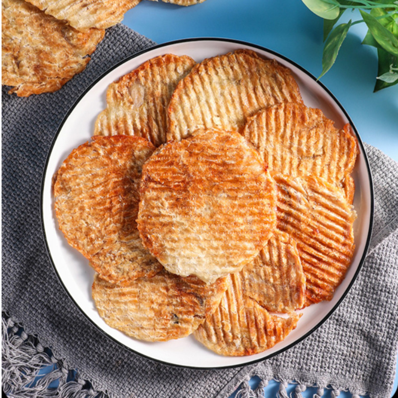 碳烤鳕鱼片500g包邮即食烤鱼片鳕鱼圆饼海鲜特产儿童零食250g鱼片