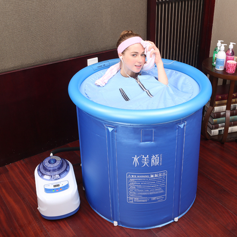 恒温折叠蒸汽桑拿泡澡桶桑拿浴桶浴箱成人家用汗蒸箱大人洗澡桶