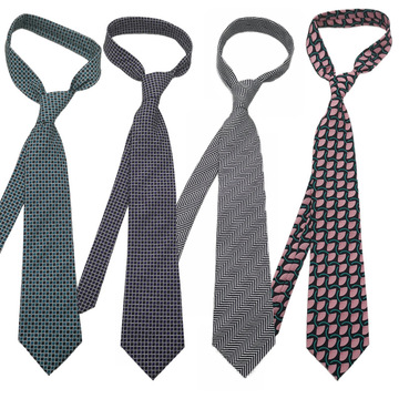 礼盒装大理石绿色黑白配宽版手打领带男女复古港风古着个性创意潮