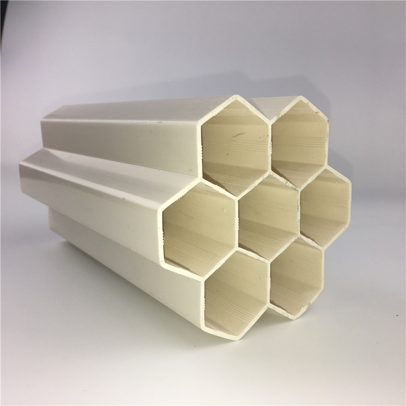 联塑pvc七孔格栅管 塑料梅花穿线管 多孔电线电缆保护套管厂家