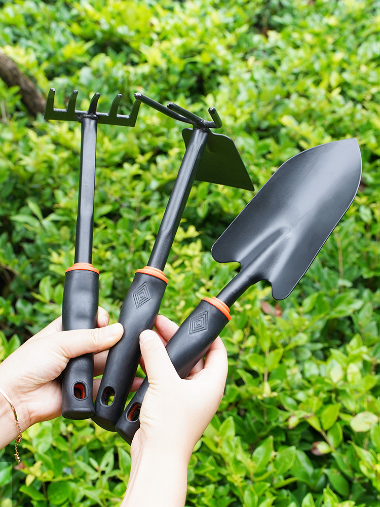 园艺铲子种花工具家用种菜栽花多肉种植铁铲铁锹锄头赶海翻土套装