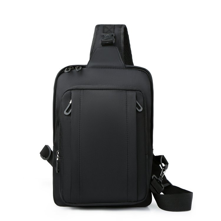 New Chest Bag Men's Messenger Bag Waterproof Shoulder Bag Men's Business Casual Multi-Functional Travel Shoulder Bag Small Shoulder Bag