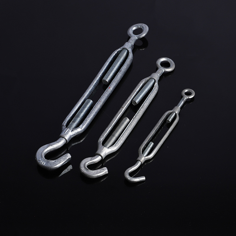 Steel Wire Rope Tensioner Galvanized Turnbuckle Masteel Turnbuckle Bolt Wire Rope Tighten Belt Tensioner