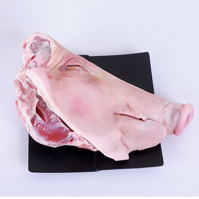 新鲜猪头整只对半劈开猪头肉斤起猪脸肉生猪头猪土猪头带骨猪脸