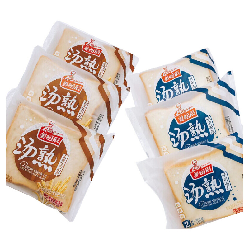 达利园美焙辰100g汤熟吐司面包2片装口袋款点心零食休闲营养早餐