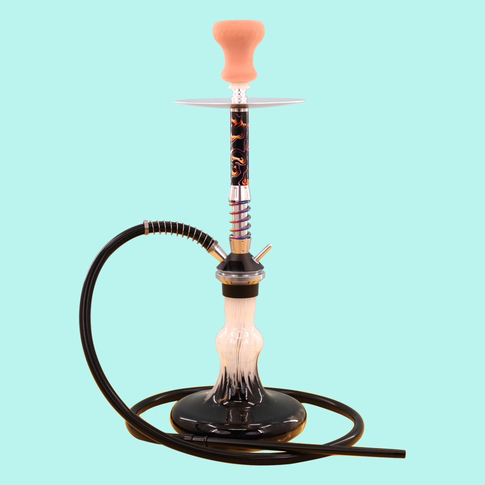 工厂直销阿拉伯水烟壶hookah shisha跨境电商新款铝合金中号1管