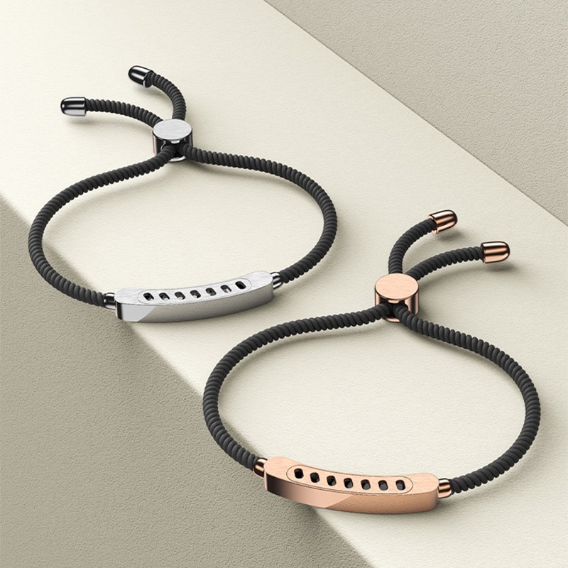 驱蚊手环手链网红新品防蚊手链儿童婴儿情侣室内外驱蚊 金银两款