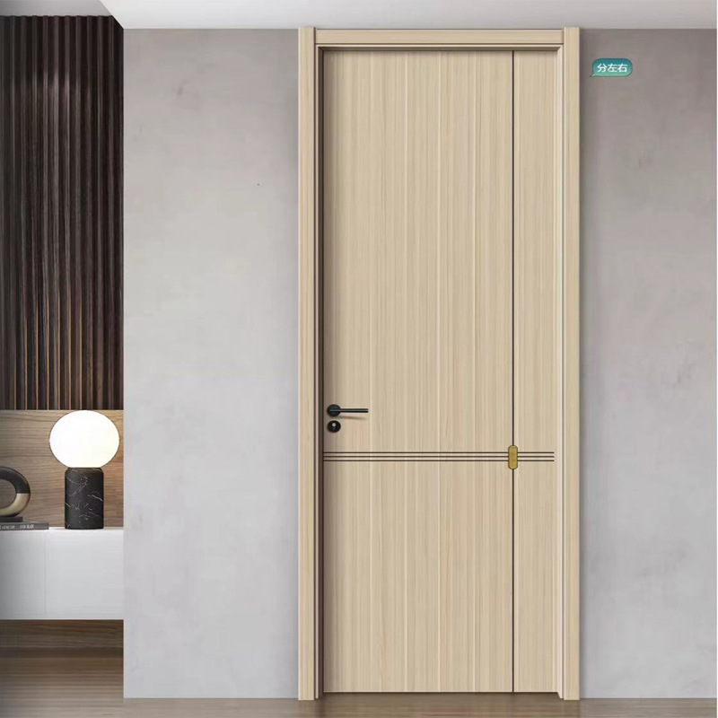 厂家直销碳晶实木门卧室门现代简约复合套装门零度生态门