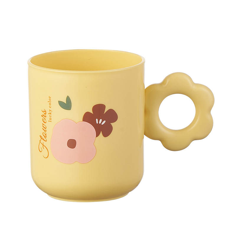 M57 Creative Mouthwash Cup Good-looking Mug Male and Female Students Cup Fresh Flowers Gargle Cup Wholesale