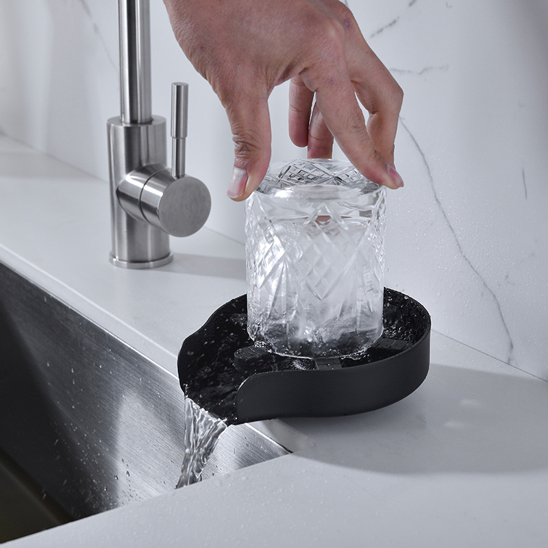 跨境美规式glass cleaningtool高压洗杯器玻璃杯清洗器家用商用