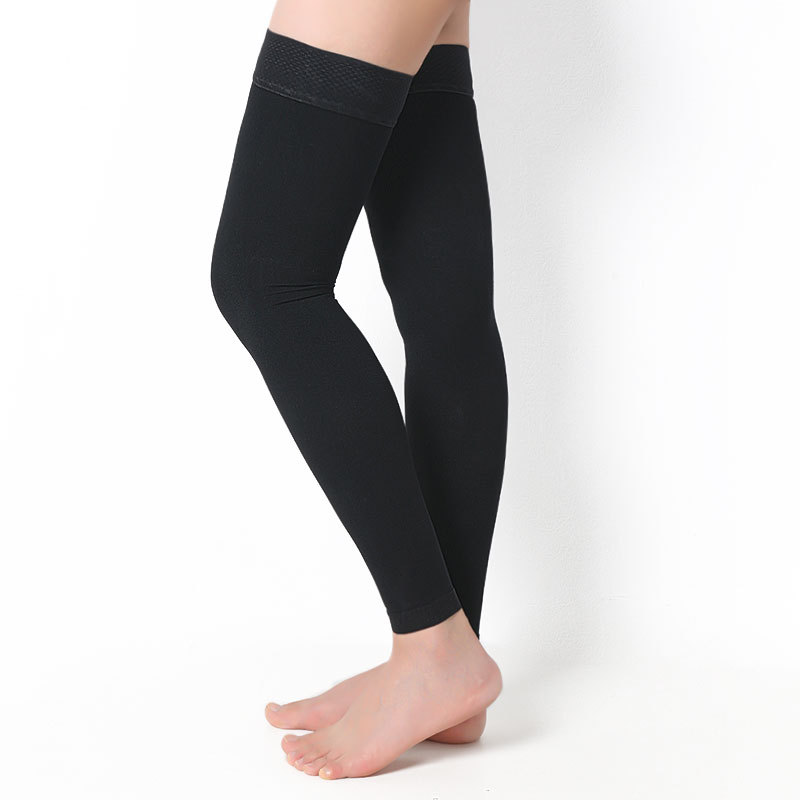 大码长筒九分治疗型压缩护腿套静脉防曲张医用抗血栓袜美腿压力袜