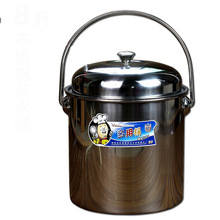 不锈钢茶水桶加厚茶渣桶排水桶茶桶茶叶茶具配件泡茶茶台废水桶