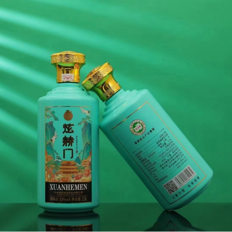 杜酱炫赫门5斤坛酒 贵州茅台镇纯粮酿造白酒53度500ml*6 整箱批发