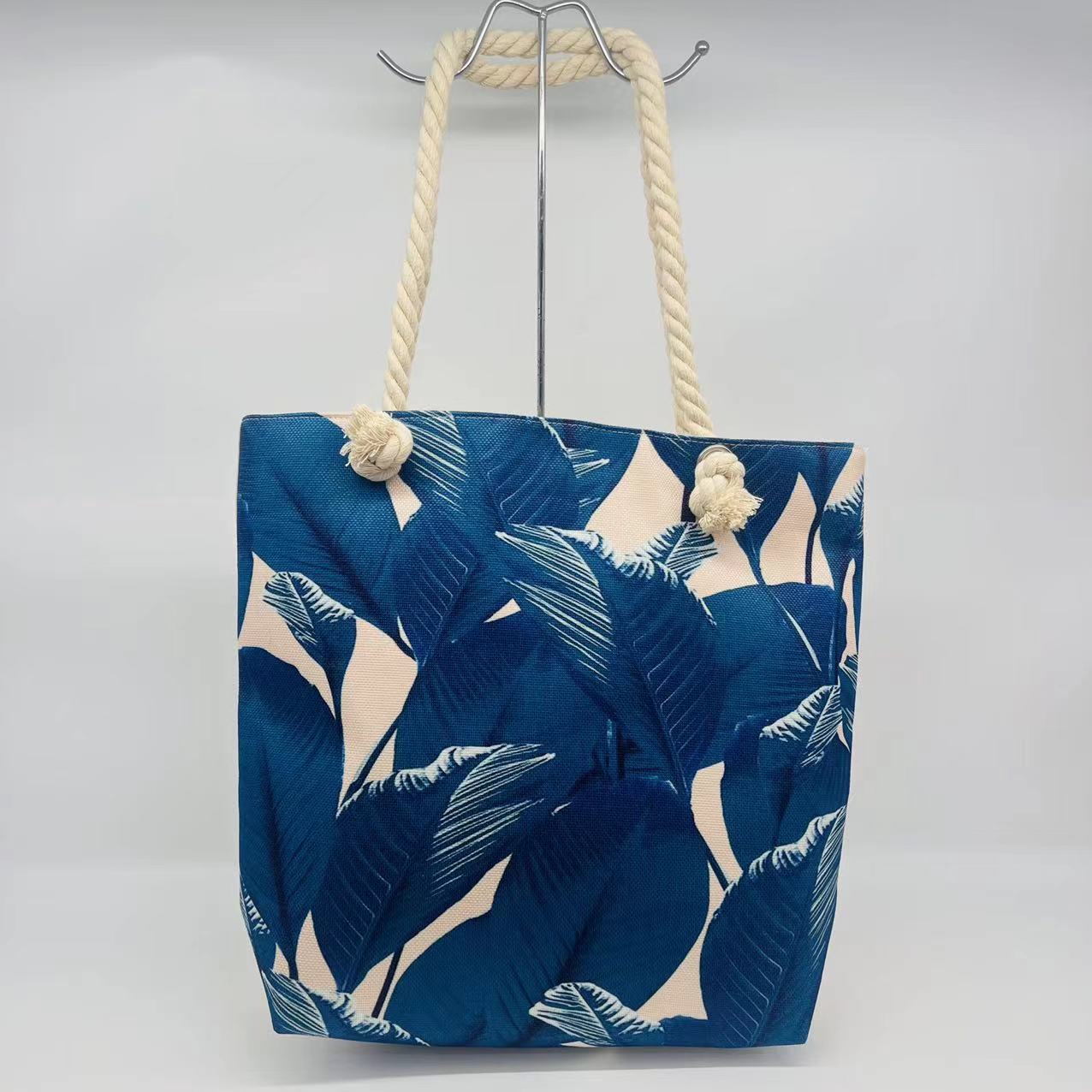 New Foreign Trade Landscape Digital Printing Cash Personalized Fashion Fresh Cute Large Capacity Girls' Shoulder Bag Beach Bag