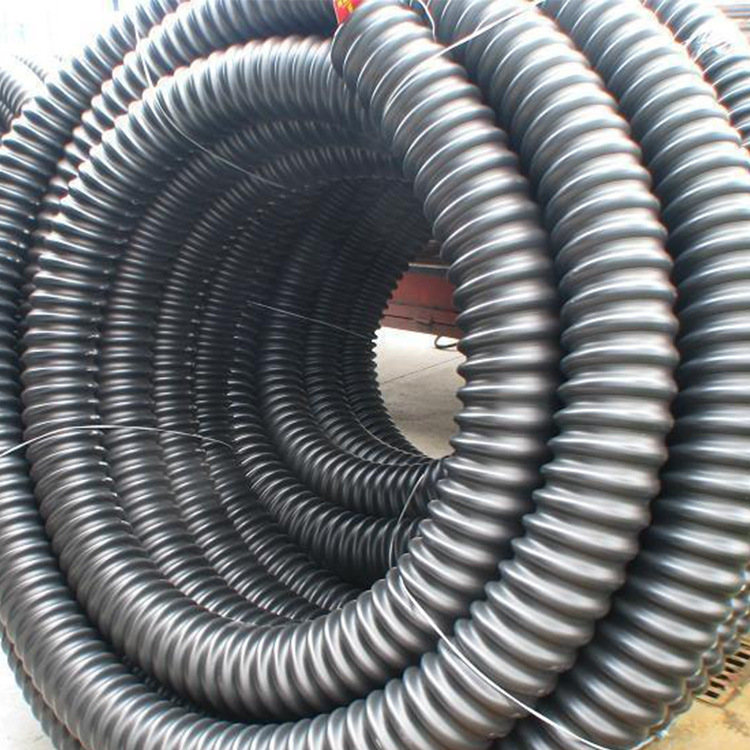 厂家供应pe碳素波纹管dn100 dn50碳素波纹管 预埋穿线管