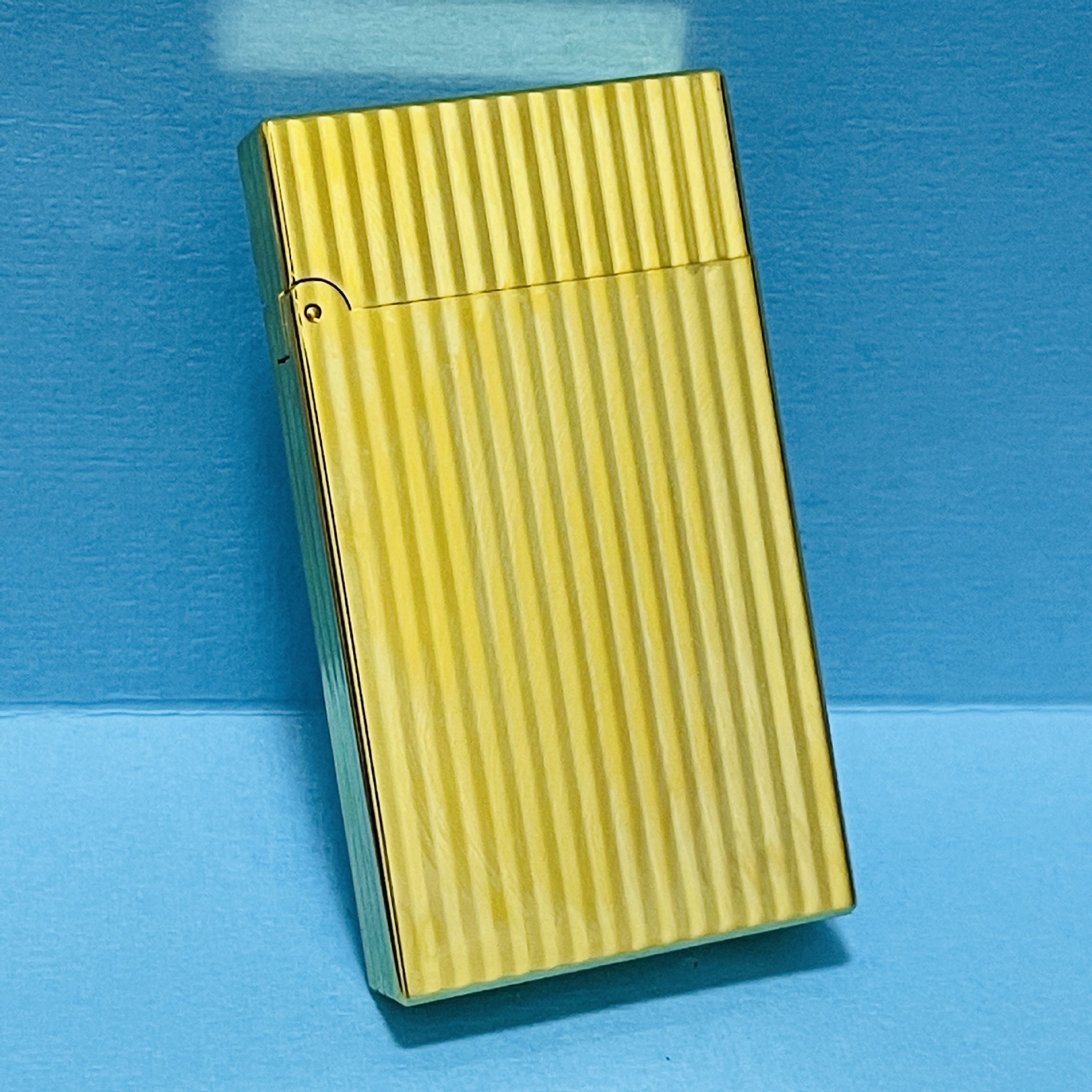 法国品牌flamidor黄铜朗声打火机个性创意超薄打火机经典煤油机