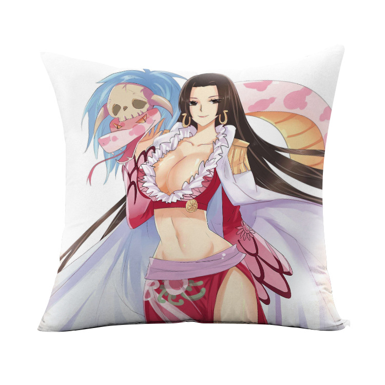 动漫周边抱枕 海贼王方形抱枕 居家抱枕 客房客厅靠垫 午休抱枕