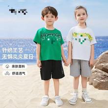 【新品上线】迪儿童夏季短袖短裤套装运动休闲两件套凉快