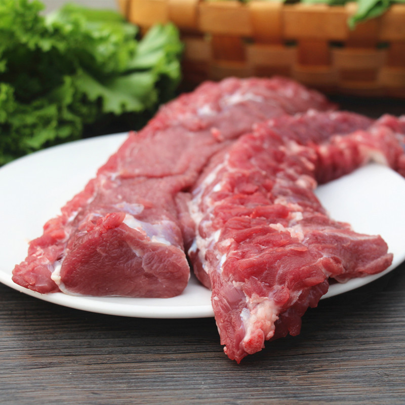 年货新鲜羊里脊肉500克山羊肉 羊外脊肉 嫩羊肉 新鲜现杀农家放养