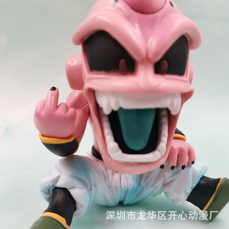 七龙珠gk 竖中指魔人布欧 比心弗利萨 竖中指弗利萨 沙鲁 手办