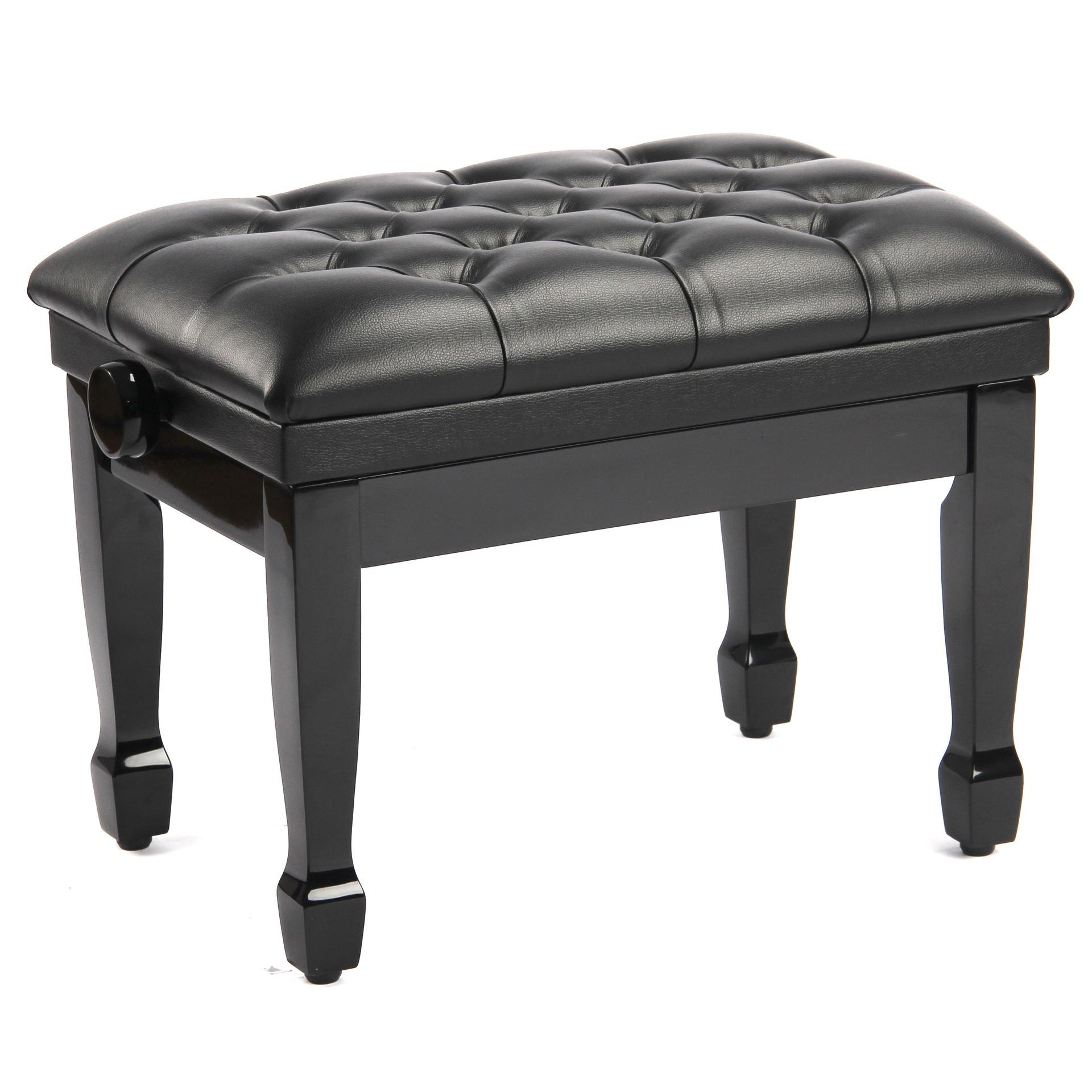 高档实木烤漆升降钢琴凳 带书箱 烤漆琴凳 升降琴凳 钢琴凳子