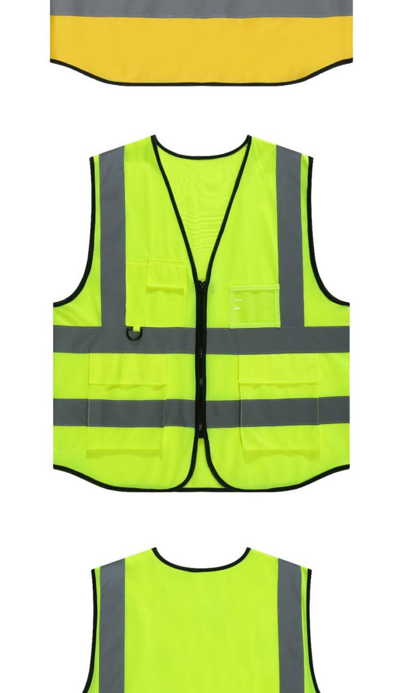 反光安全背心马甲交通黄衣施工背带反光衣外套工地环卫定 制logo