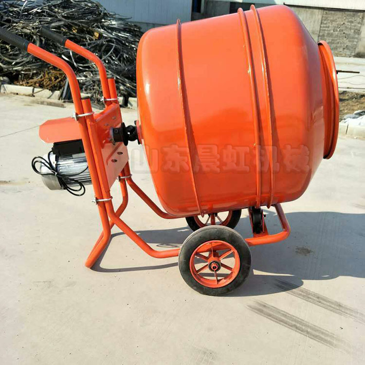 单相小型搅拌机 混凝土砂石浆搅拌机 手推移动式滚筒搅拌机