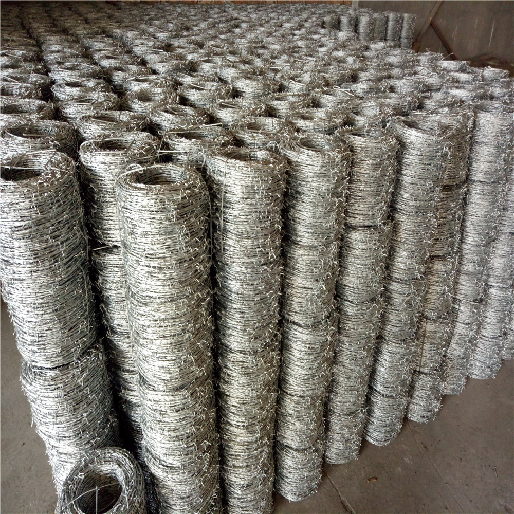 围墙防爬铁蒺藜 防护刺绳 带刺铁丝1.4mm-2.5mm-阿里巴巴