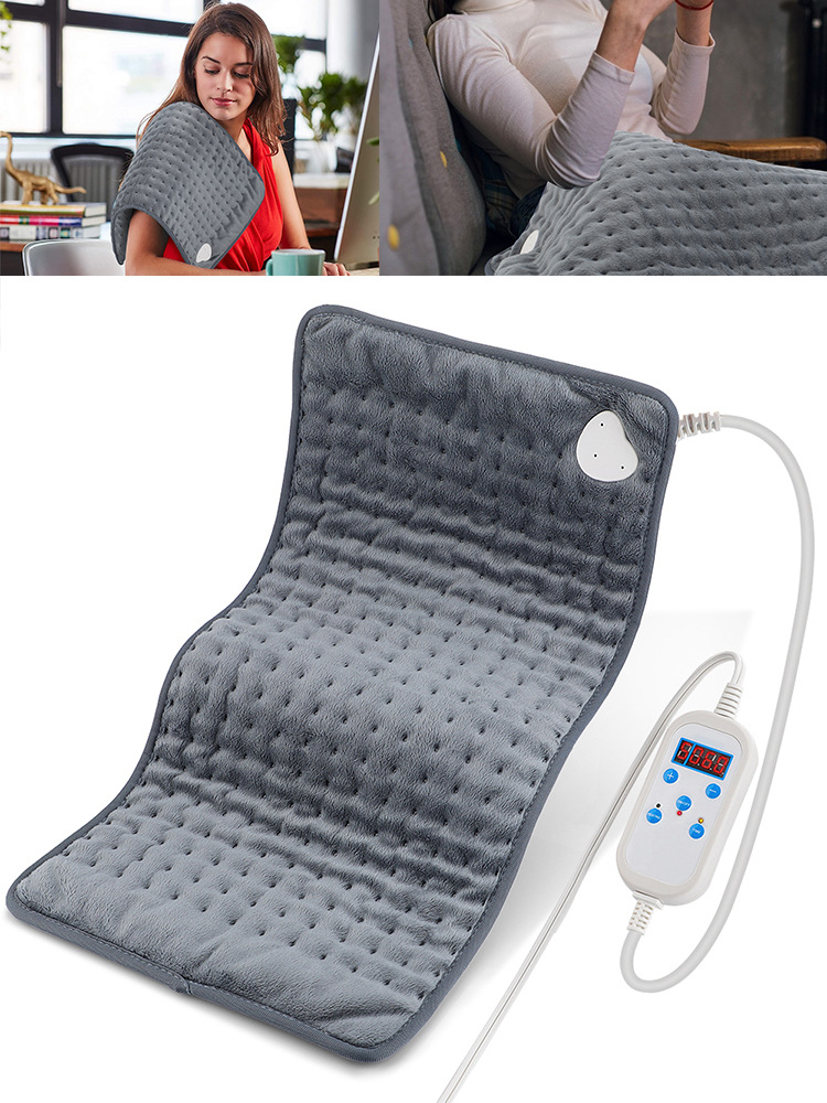 跨境9档加热垫可定时电热毯水洗电褥子理疗毯发热毛毯heating pad